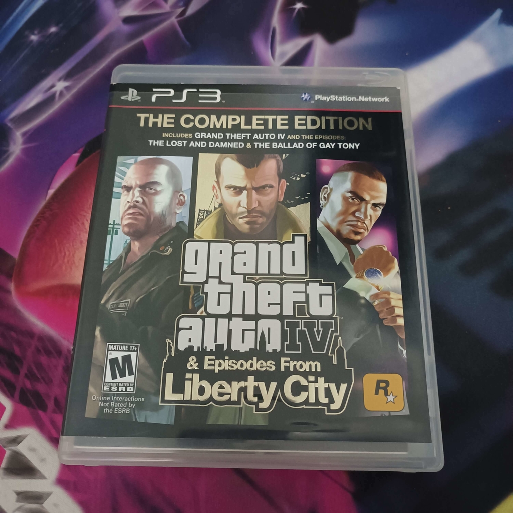 Jogo Grand Theft Auto IV & Episodes From Liberty City: The Complete Edition  (GTA 4) - PS3 - MeuGameUsado