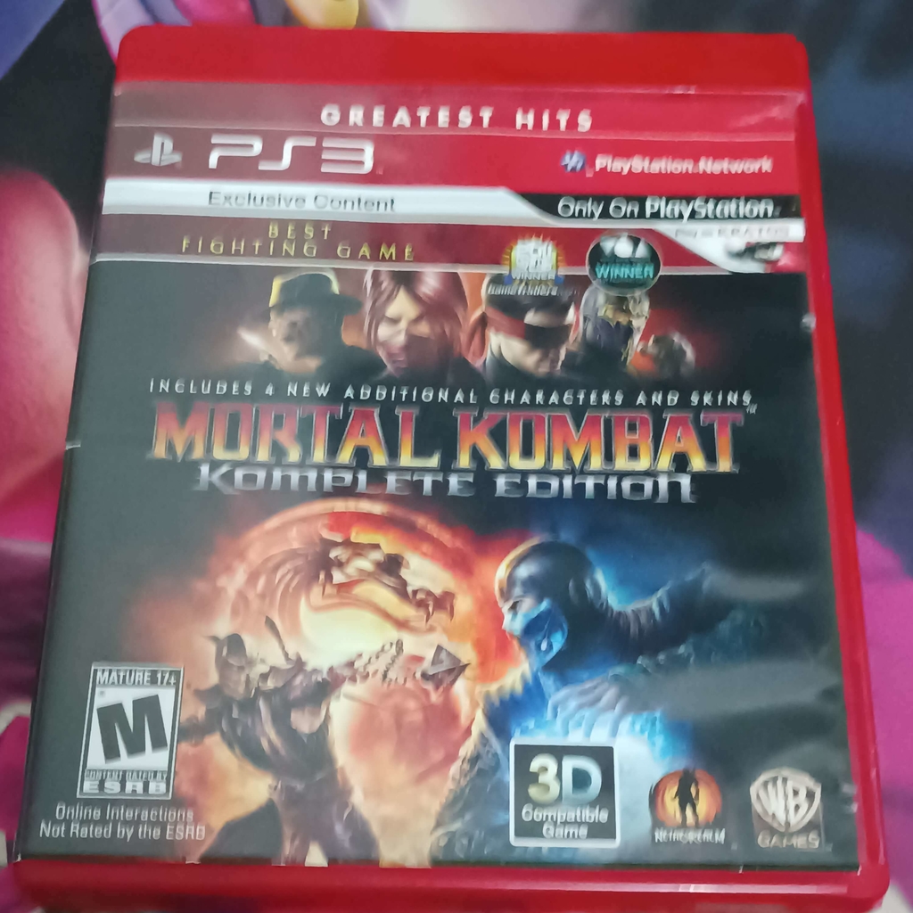 JOGO P/ PS3 MORTAL KOMBAT KOMPLETE EDITION