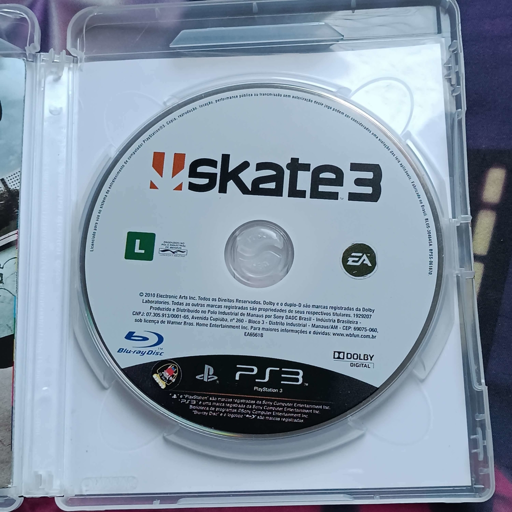 Jogo Skate 3 para Playstation 3 PS3