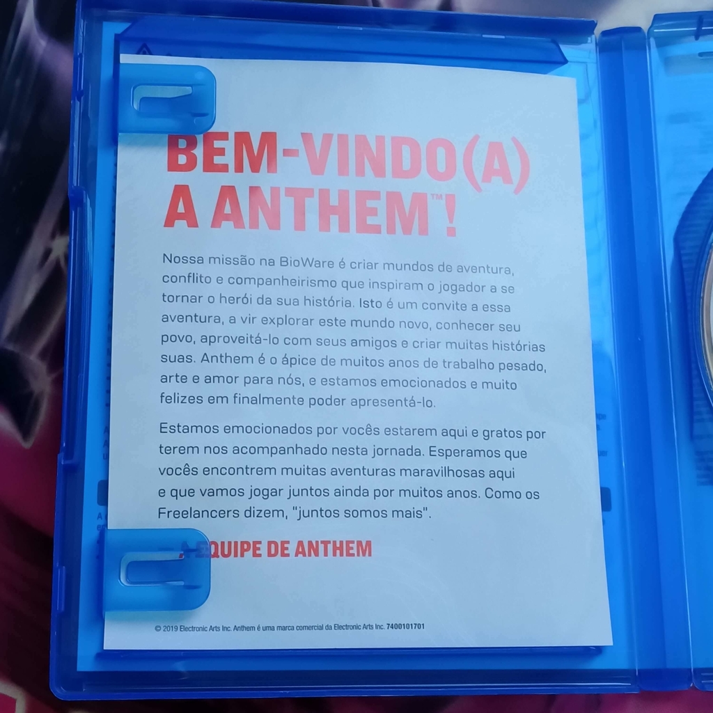 Jogo Anthem PS4
