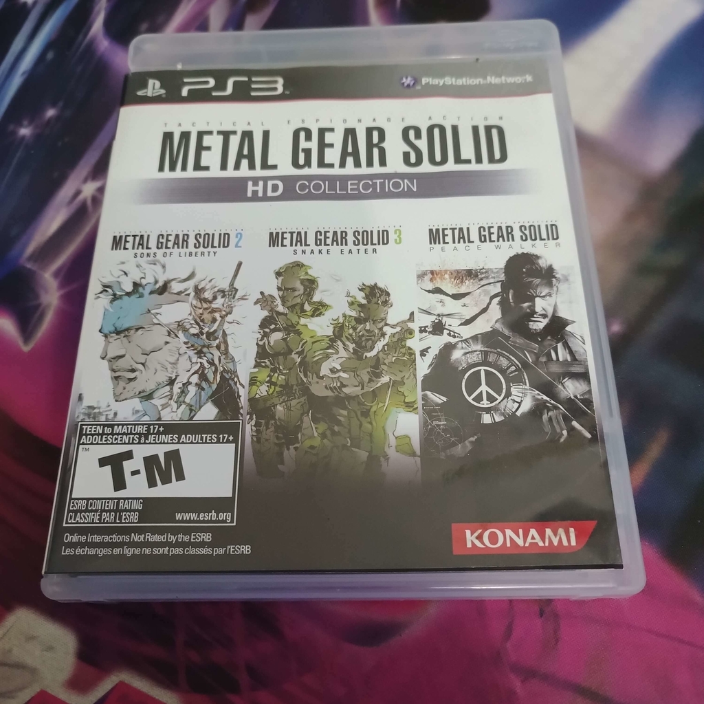 Metal Gear Solid 2 Sons Of Liberty Hd Ps3 Jogo Digital