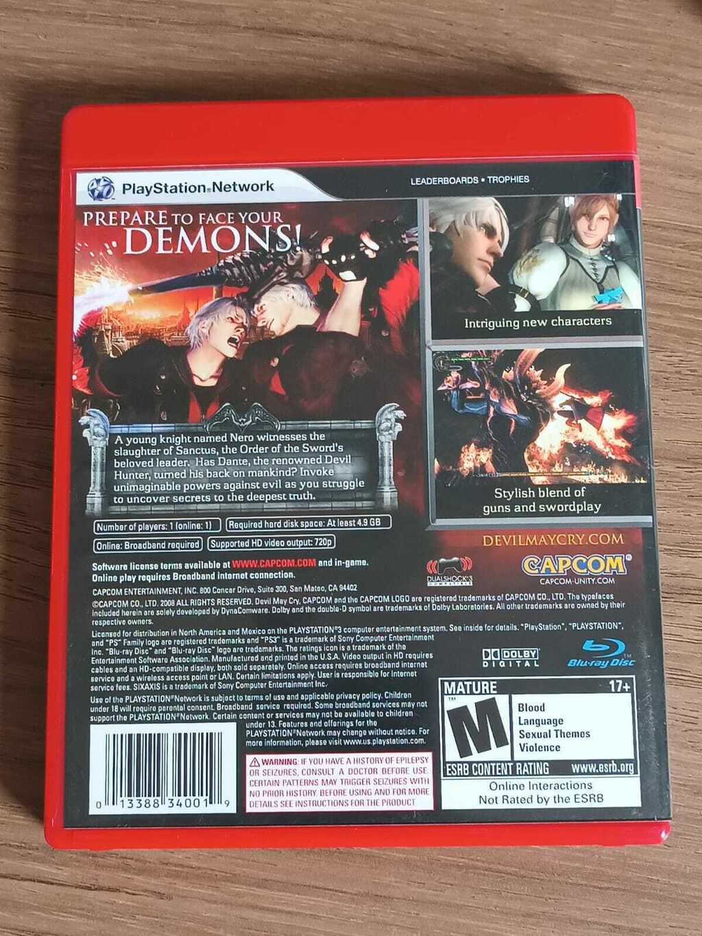 Comprar Devil May Cry 4 para PS3 - mídia física - Xande A Lenda Games. A  sua loja de jogos!