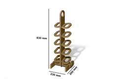 Sapateira Vertical de Mdf Desmontada