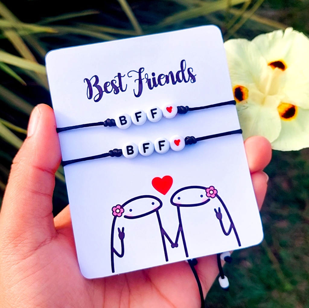 Kit 12 Pulseiras Da Amizade Best Friend Forever Bff Colorida