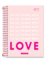 Caderno Espiral 1/4 It's Love! - Cadersil - Papelarias Bradispel | E-commerce 