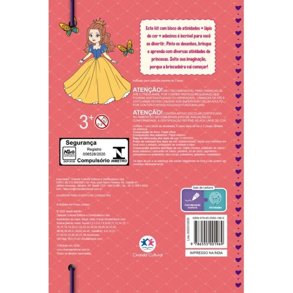 Kit smartes faber castell princesas