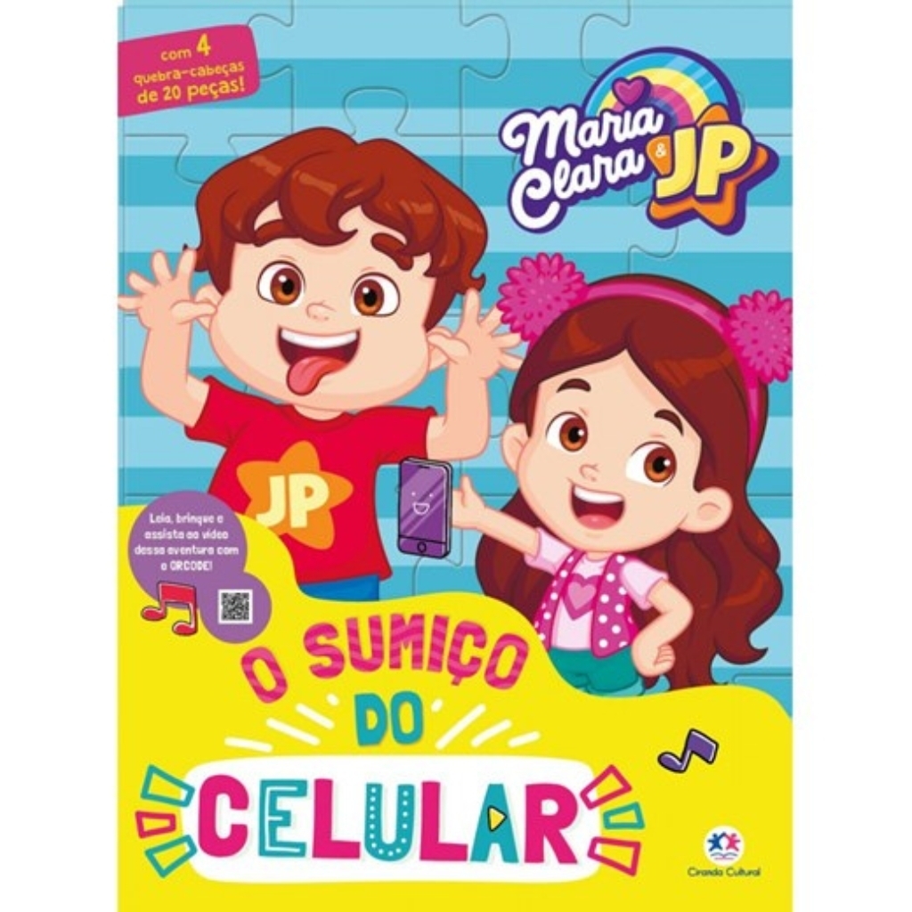 Livro Quebra-Cabeça Maria Clara & JP O Sumiço Do Celular - Ciranda Cultural