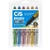 Caneta Brush Pen Metálica C/ 6 unidades