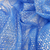 Gasa Cristal Corazones - Azul y Plateado - comprar online