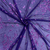 Gasa Multifilamento con Givre - Glitter - Flores Violetas - comprar online