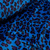 Micropeluche Estampado - Leopardo azul francia y violeta - comprar online