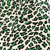Micropeluche Estampado - Leopardo natural y verde