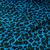 Micropeluche Estampado - Leopardo turquesa y marron - comprar online
