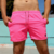 Short de baño liso FUCSIA