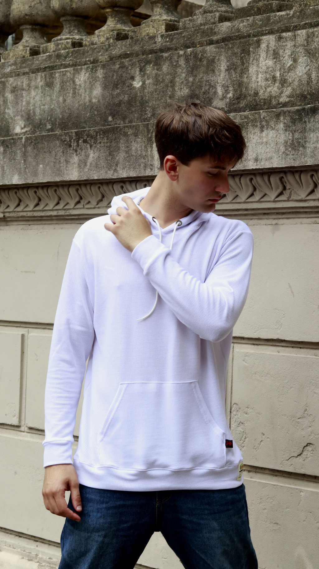Buzo canguro blanco hotsell