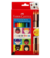 LAPICES DE COLORES FABER CASTELL CARAS Y COLORES X 12 L + 3 112621