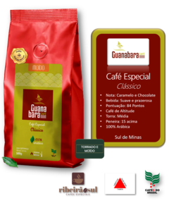 Café Guanabara Especial Grãos Selecionados 500g 100% Arábica - Moído - comprar online