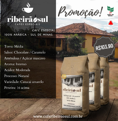 Café Especial Ribeirão Sul Memorial - KIT 03 Pacotes de 500g - Promoção - ☕❤️OS MELHORES CAFÉS ESPECIAIS DO SUL DE MINAS 