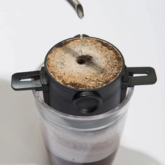 Mini filtro de café de aço inoxidável reutilizável na internet