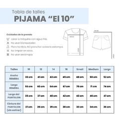 Pijama "El 10" - comprar online