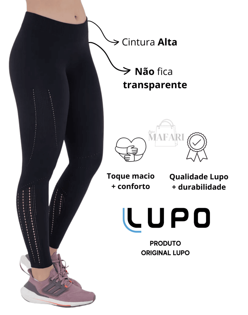 Legging lupo cintura alta 2025