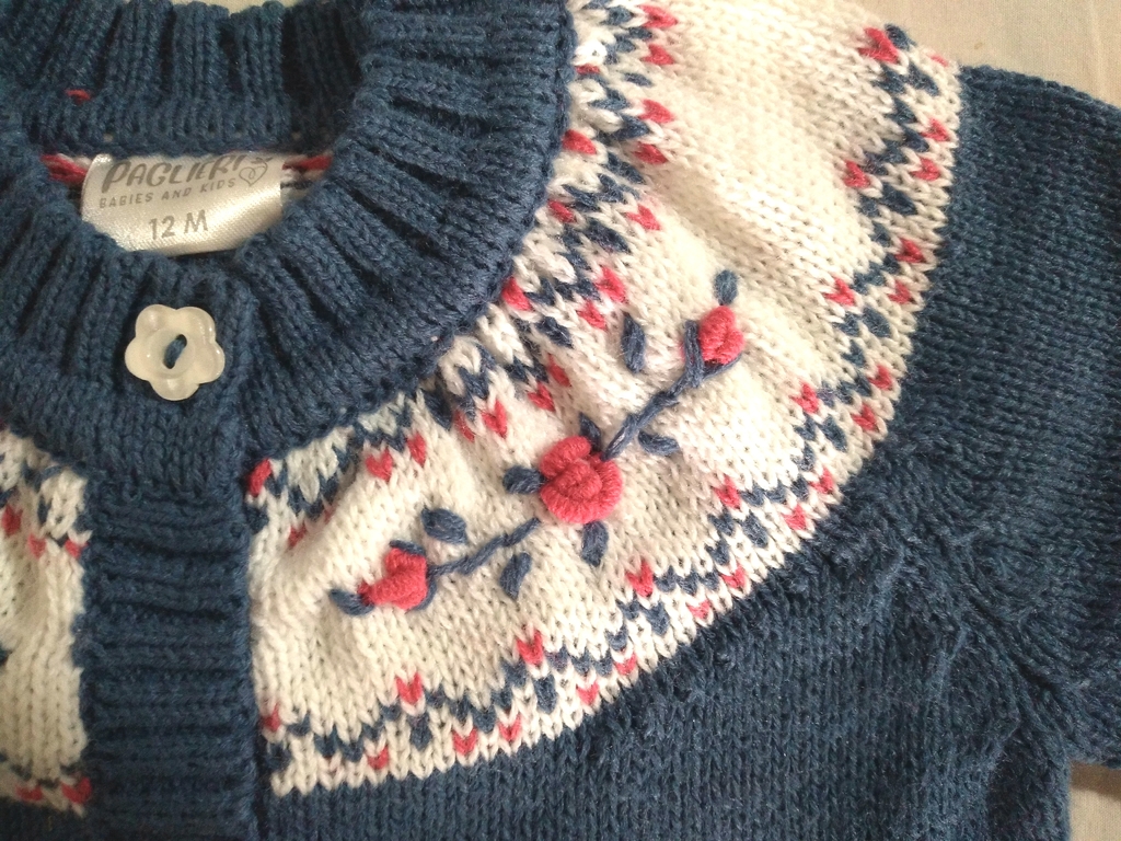 Campera tejida para nena hotsell