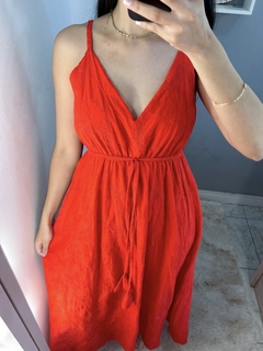 Vestido longo bordado - loja online