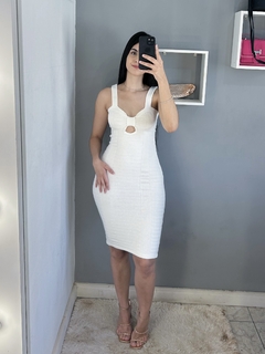 Vestido midi modal