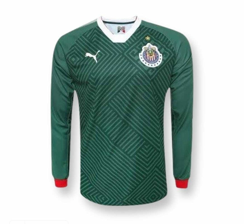 Jersey Puma Chivas Tercera 17 18 Manga Larga Hombre 100 Original