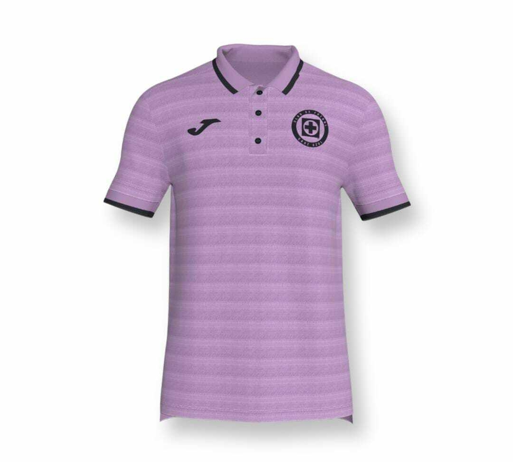 Playera joma tipo polo cruz azul purple caballero