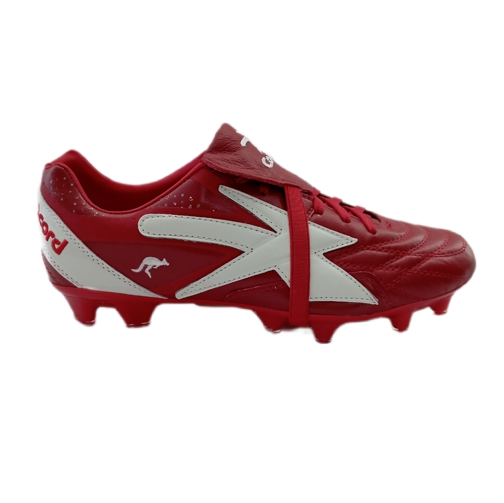 Zapatos puma king top piel de canguro rojo