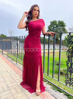 Vestido tipo sereia longo sales