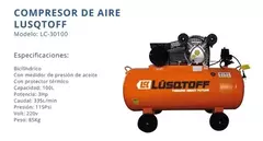 Compresor Lusqtoff Lc-30100 Naranja 220v 50 Hz Monofasica en internet