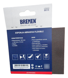 Imagen de Lija Esponja Abrasiva Lavable 8015 Flexible Grano 240 Bremen