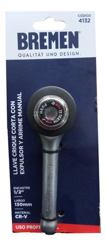 Llave Crique Corta Bremen Enc 1/2 Prof. 130mm Expulsor 4132 - comprar online