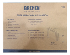 Engrampadora Neumatica 6-16mm 70-120psi Bremen 7265 en internet