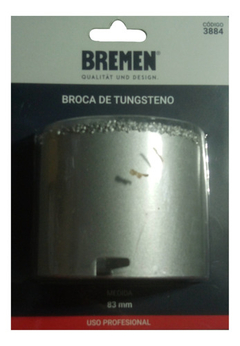 Mecha Broca Copa Tungsteno 83mm Ceramica Pared Bremen 3884 - comprar online