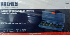 Juego Tubo Bocallave Torx Impacto 7pz T30 A T70 Bremen 3693 - tienda online