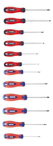 Kit Set Juego 12 Destornilladores Plano Torx Phillips Bremen - Herramientas Dali