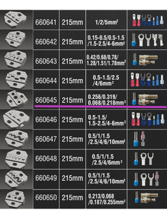 Pinza Crimpeadora Terminal No Aislado 0.256 A 0.218mm Harden en internet