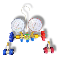 Manometro Manifold Refrigeración Gas 134a R22 R12 Ruhlmann - tienda online