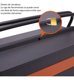 Caja De Herramientas Metálica Tipo Fuelle Harden 54034 - Herramientas Dali