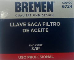 Llave Saca Filtro Bremen Enc 1/2 3 Patas 54 - 116mm 6724 - Herramientas Dali