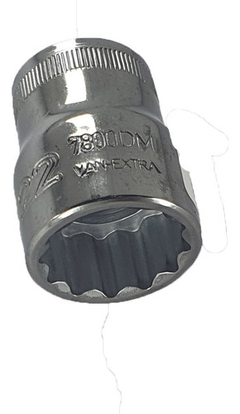 Tubo Enc 1/2 Estriado Corto De 24 Mm Cromado Bahco - comprar online