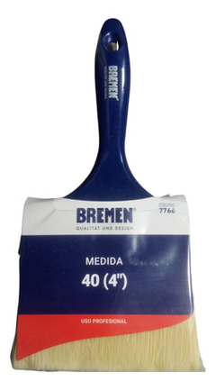 Pincel Profesional Cerdas Largas N40 4 PuLG Bremen 7766 - comprar online