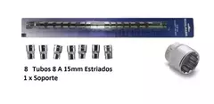 Juego Tubo Corto Enc 1/2 8pz De 8 A 15mm Estriado Bremen - comprar online