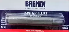 Punta Phillips #4 Larga 75mm Encastre 10mm Bremen 6152 - comprar online