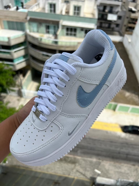Tenis nike cheap azul e verde