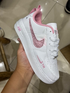 Nike branco com Glitter rosa - Comprar em Ntstoreoff