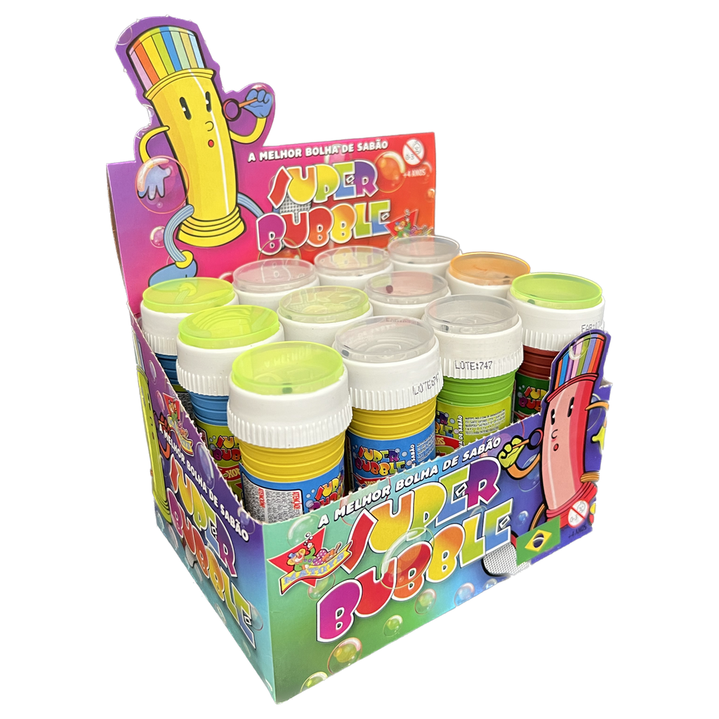 Bolha de sabão 50ml com joguinho Super Bubble